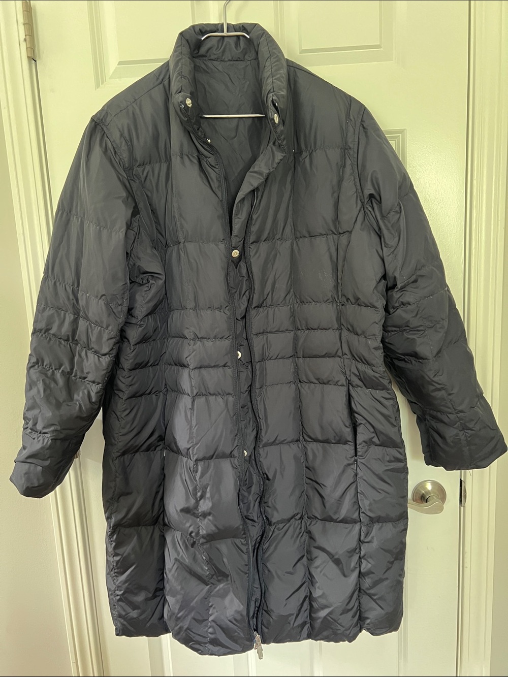 Lands' End Black Quilted Puffer Jacket - Size 2X (20W-22W)